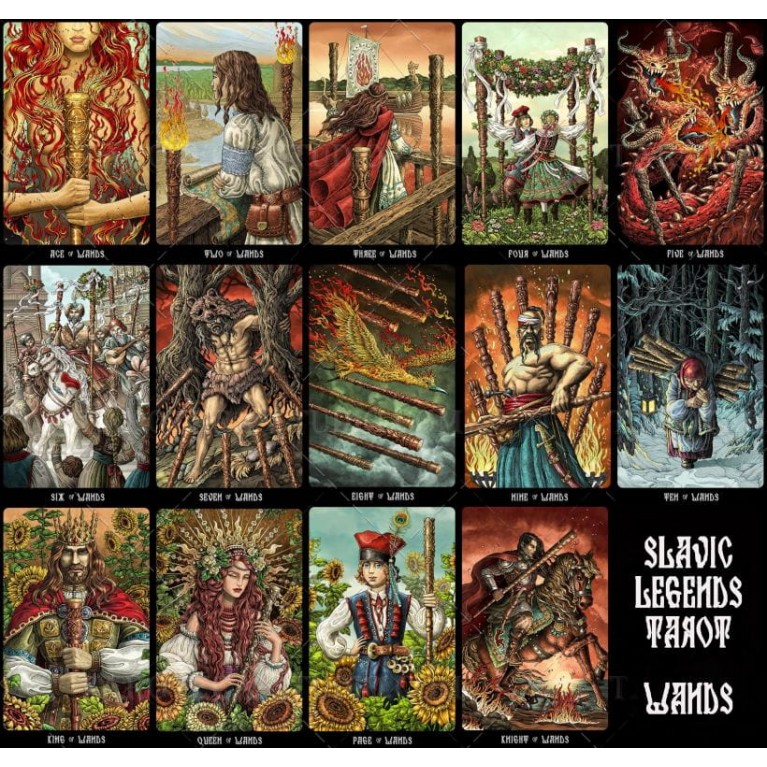 Славянские Легенды Таро (большая версия) / The Slavic Legends Tarot ...